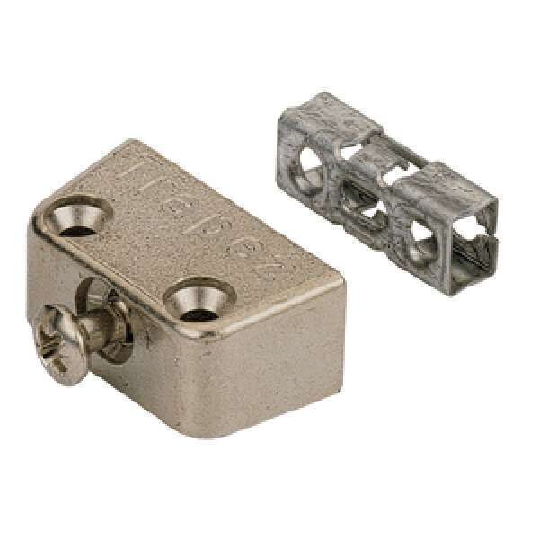 Стяжка Hettich, 1068792 TZ 4 STD,  трапецевидная, цинк никелерованная