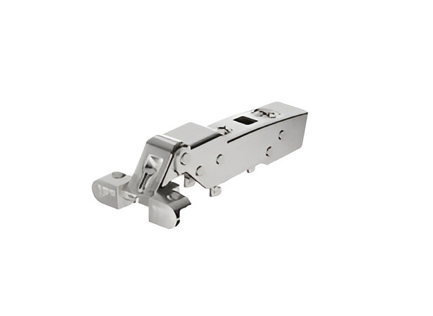 Петля HETTICH* Sensys 8638I (B3) 95°, для дверей из узкого AL профиля 19 мм, полунакладная, с доводчиком, под саморезы, никель