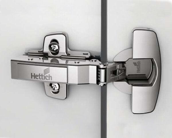Петля HETTICH Sensys 8675I (B12.5) 110°, для дверей 15-24 мм, накладная, без пружины, диаметр 35 мм, под саморезы, никель