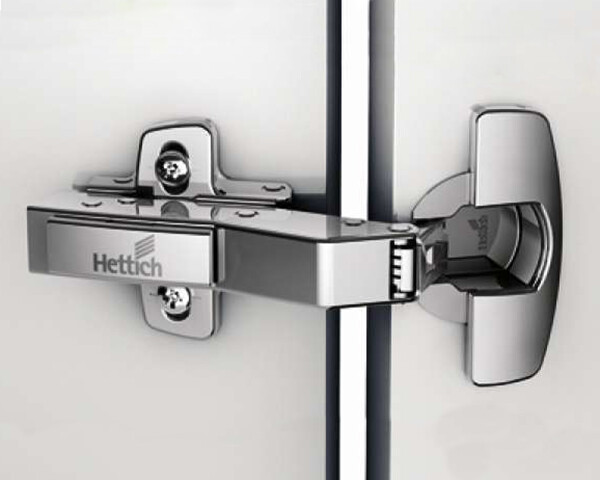 Петля HETTICH Sensys 8639I W30 (B2) 95°, угловая, для дверей 15-28 мм, накладная, с доводчиком, диаметр 35 мм, под саморезы, никель