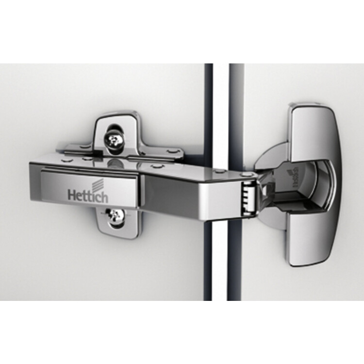 Петля HETTICH Sensys 8639I W30 (B-16) 95°, угловая, для дверей 15-28 мм, вкладная, с доводчиком, диаметр 35 мм, под саморезы, никель