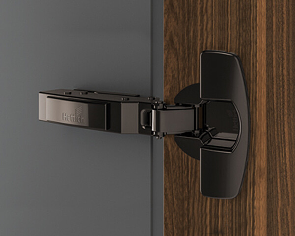 Петля Sensys 8646i, угол 110°, чашка TH52, D35, накладная навеска (B 12,5), черный обсидиан