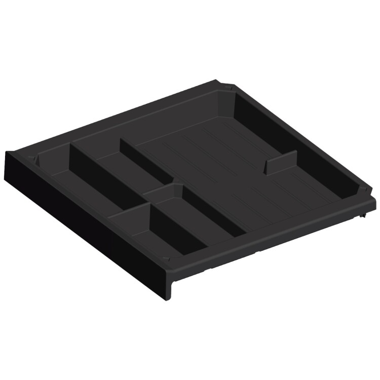 Лоток для канцелярских принадлежностей SmarTray Plastic, H40 мм, пластик, цвет черный