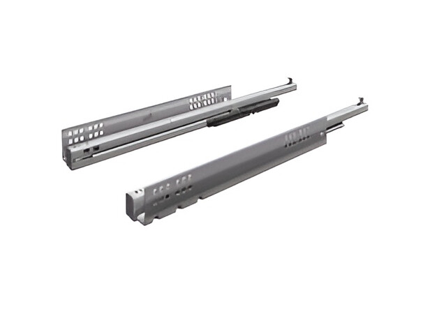 Направляющая HETTICH* Quadro V6+ SFD L350 полного выдвижения Push to open G40, ЕВ 20, комплект, под замки, (V1)
