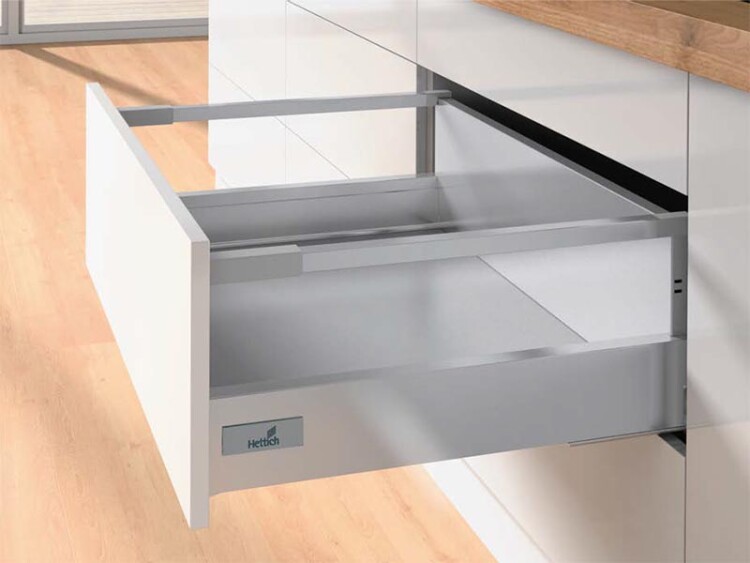 Комплект короба InnoTech Atira полного выдв. Silent System, 420*176, Релинги, Серый