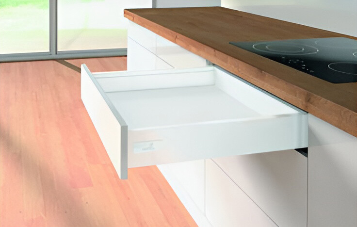Комплект ящика InnoTech Atira частичного выдв. Sylent System, 470*70 Белый