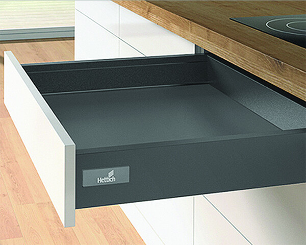 Комплект ящика InnoTech Atira полного выдв. Silent System, 470*70,  Антрацит