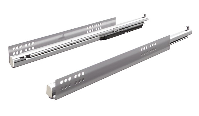 924372600 Направляющая HETTICH Quadro V6 L420 полного выдвижения для механизма Push to Open Silent, G30, для системы Innotech Atira, EB 12,5, (16), правая, (V20)