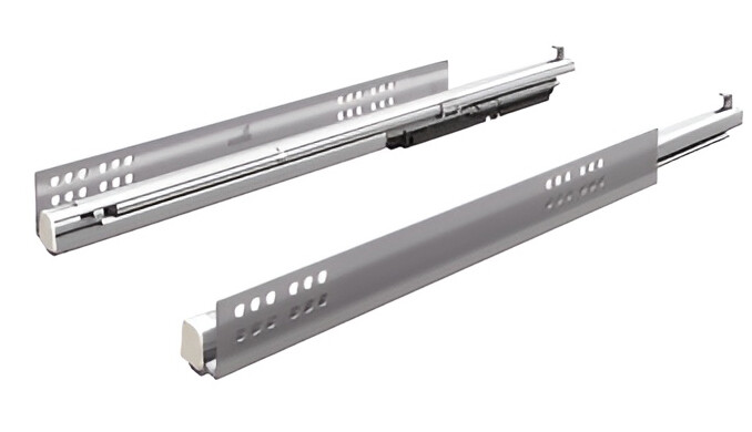 Направляющая HETTICH Quadro V6 L520 полного выдвижения для механизма Push to Open Silent, G30, для системы Innotech Atira, EB 12,5, (16), правая, (V20)