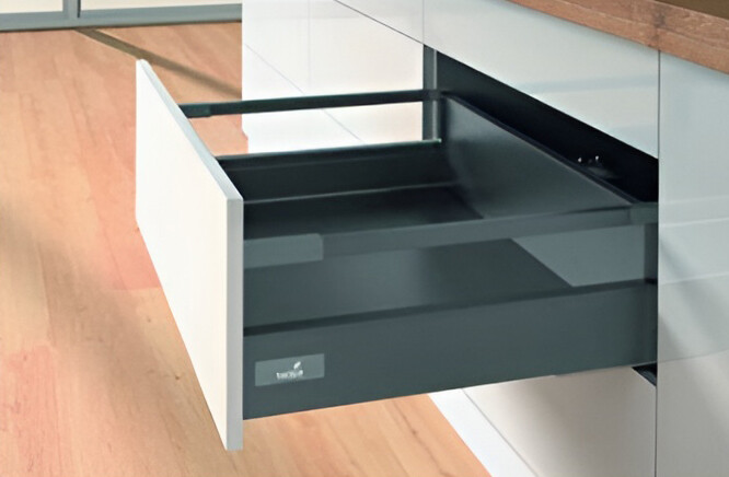 Комплект HETTICH InnoTech Atira Quadro V6 P2O Silent, H176, NL470, G30, антрацит (без P2OS)