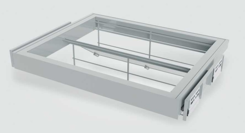 FIRMAX Выдвижная обувница в базу 800 мм, 764×420×160 (ШхГхВ), серый