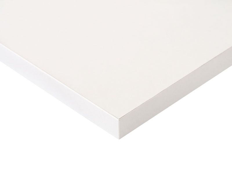 Плита МДФ Alvic Luxe 1240*18*2750 мм, глянец белый колониал металлик (Blanco Colonial Pearl Effect)